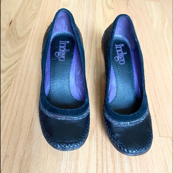 Clarks Shoes - Indigo by Clarks Mesmerize Black Leather Sz 7